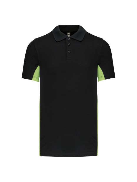KARIBAN Polo piqué manches courtes bicolore homme /api/colors/8ac0e83a-0753-4214-93bd-d7d079ccdcca personnalisable