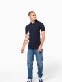 Polos à personnaliser KARIBAN Polo piqué manches courtes bicolore homme 