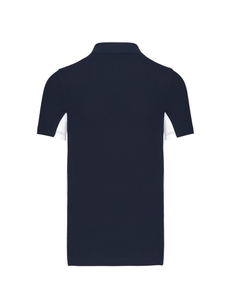 KARIBAN Polo piqué manches courtes bicolore homme /api/colors/ac3617f1-55b6-4cce-bc08-bb5c08d2e5bf personnalisable