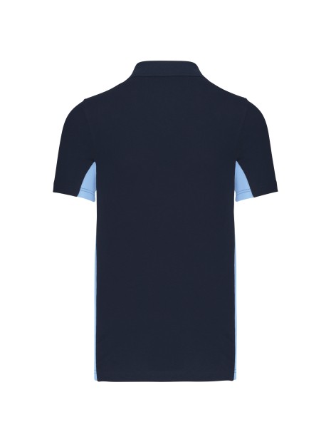 KARIBAN Polo piqué manches courtes bicolore homme /api/colors/b6001e52-c9b4-467c-8352-173ddc636a03 personnalisable