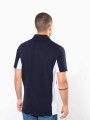 Polos à personnaliser KARIBAN Polo piqué manches courtes bicolore homme 