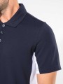 Polos à personnaliser KARIBAN Polo piqué manches courtes bicolore homme 