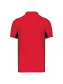 KARIBAN Polo piqué manches courtes bicolore homme /api/colors/b50d1b8c-b02f-4ec6-9360-ffd14b5df30b personnalisable