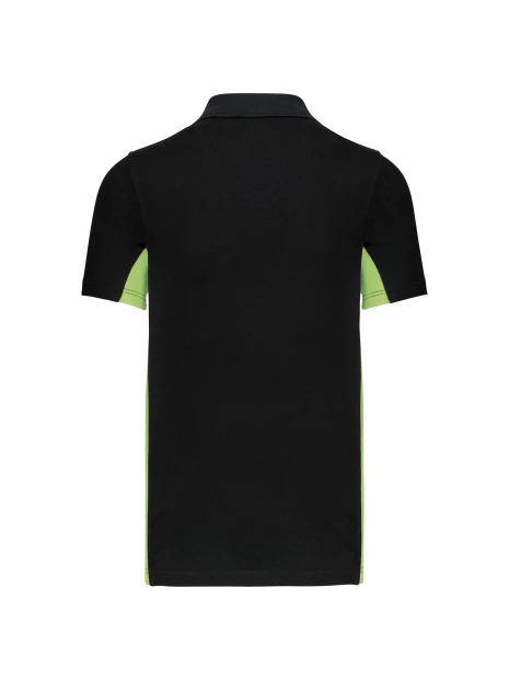 KARIBAN Polo piqué manches courtes bicolore homme /api/colors/8ac0e83a-0753-4214-93bd-d7d079ccdcca personnalisable