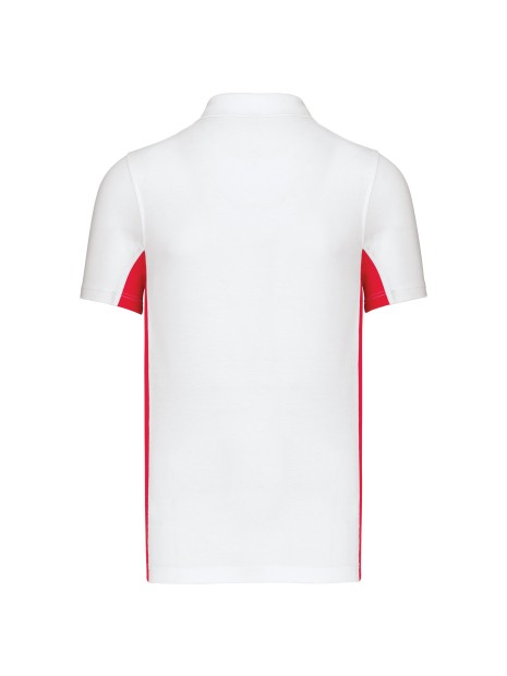 KARIBAN Polo piqué manches courtes bicolore homme /api/colors/9f92a202-c244-4977-9a4f-b1dea2a1d7fd personnalisable