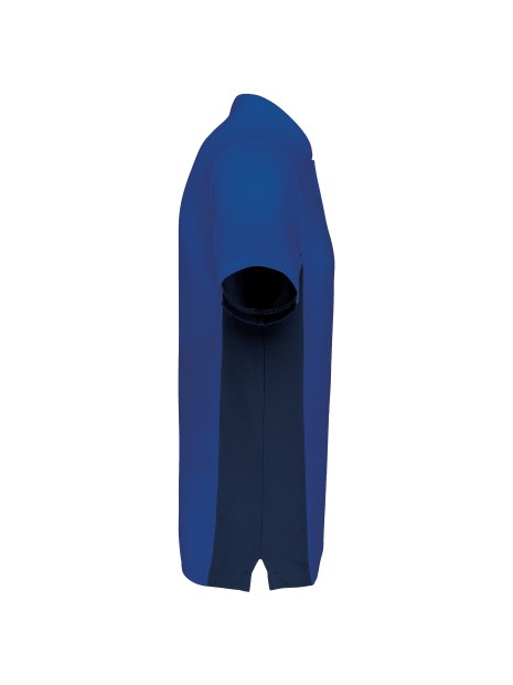 KARIBAN Polo piqué manches courtes bicolore homme /api/colors/c4441d3f-c80d-4a32-8e30-cfe68fa9ccfb personnalisable