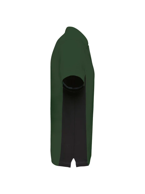 KARIBAN Polo piqué manches courtes bicolore homme /api/colors/280e7f7f-19dd-48b3-957d-0529d5b19a5b personnalisable