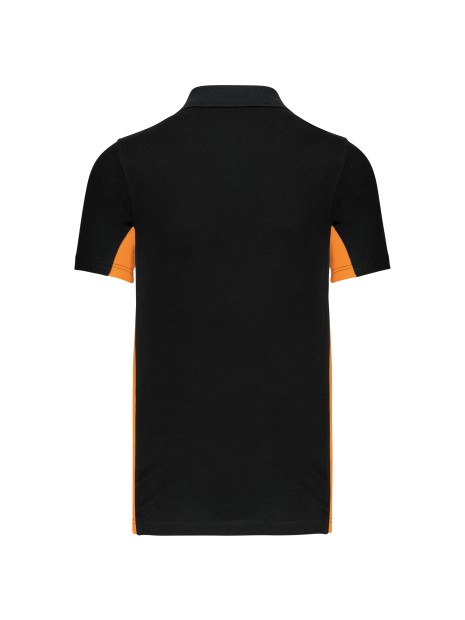 KARIBAN Polo piqué manches courtes bicolore homme /api/colors/a825d0cb-4b81-4fb3-8c4e-0cffe2e80eec personnalisable