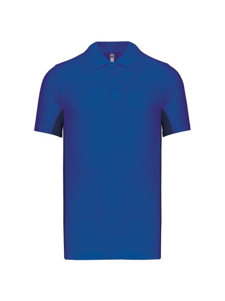 KARIBAN Polo piqué manches courtes bicolore homme /api/colors/c4441d3f-c80d-4a32-8e30-cfe68fa9ccfb personnalisable