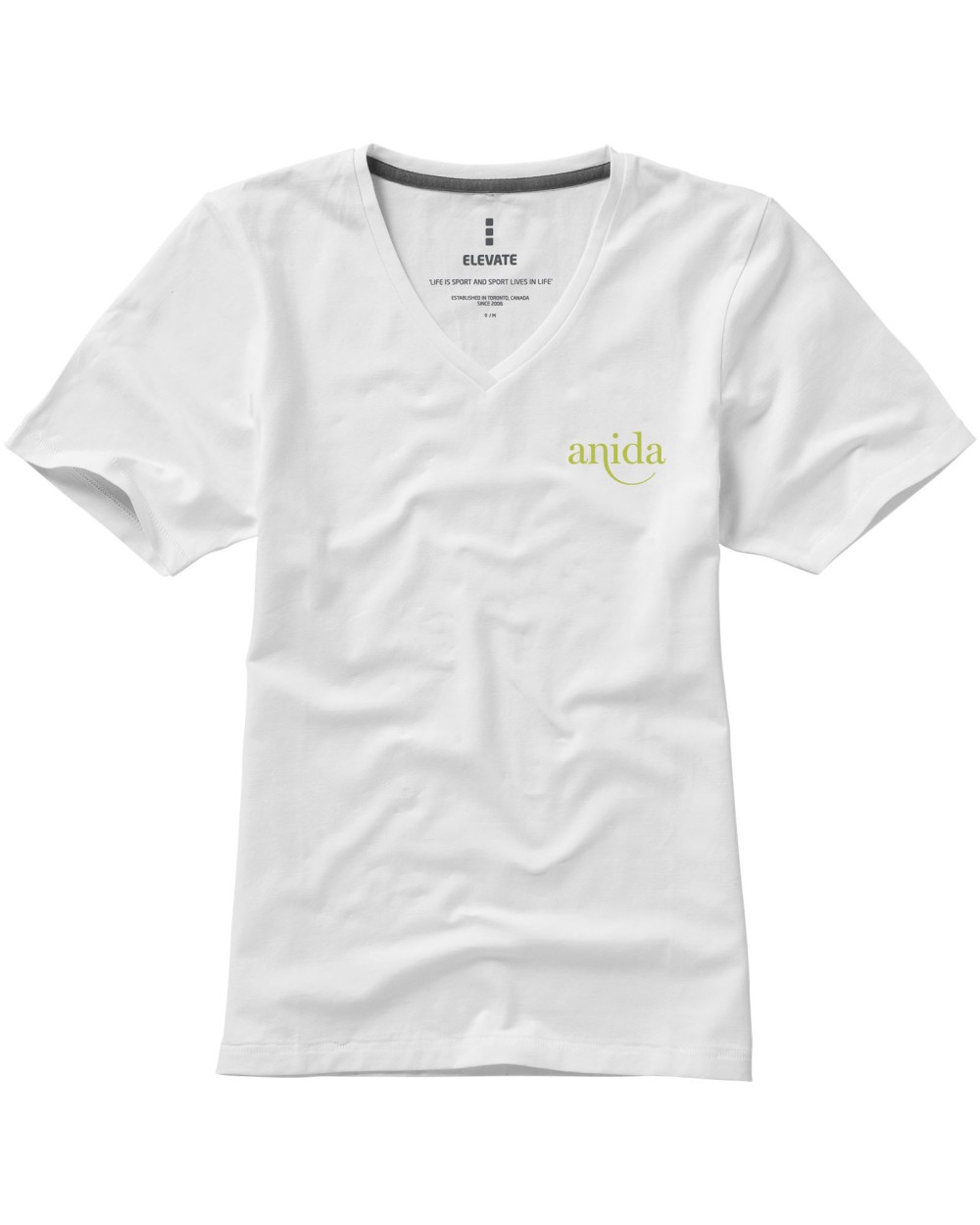 ELEVATE Kawartha T-Shirt für Damen mit V-Ausschnitt T-Shirts personalisierbar
