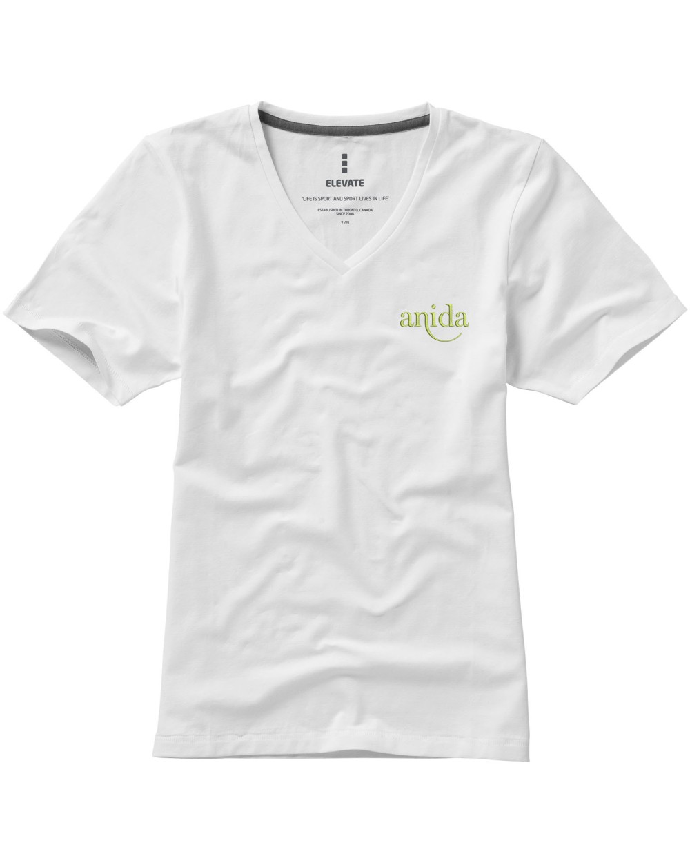 T-shirts ELEVATE Kawartha biologisch dames t-shirt met korte mouwen voor bedrukking &amp; borduring