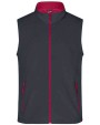 Softshells JAMES & NICHOLSON Men`s Promo Softshell Vest voor bedrukking &amp; borduring