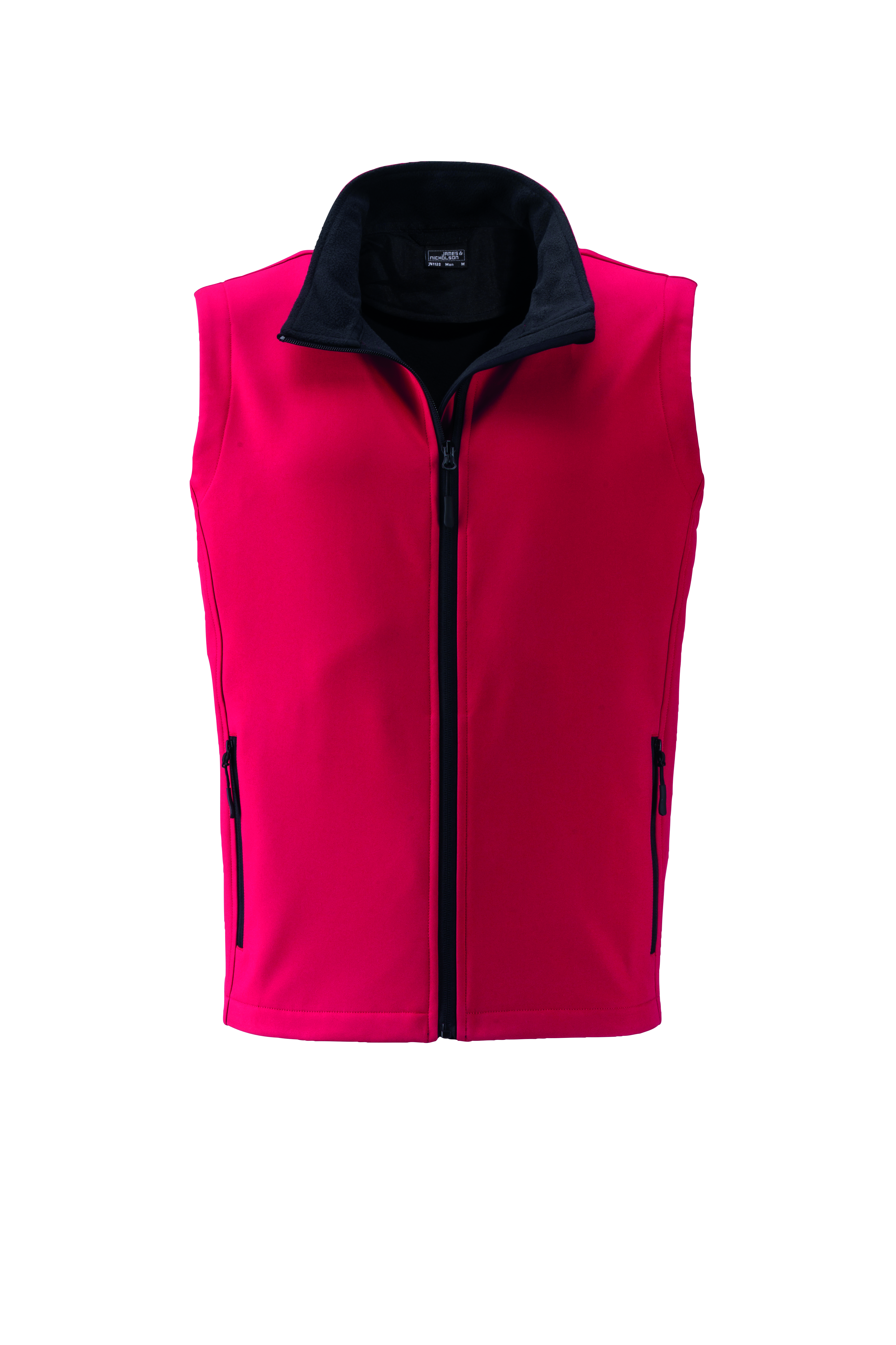 Softshells JAMES & NICHOLSON Men`s Promo Softshell Vest voor bedrukking &amp; borduring