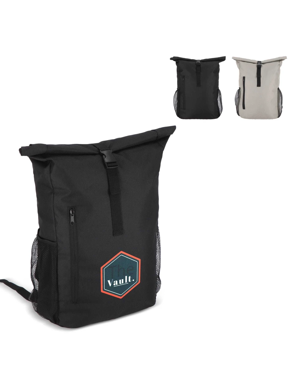 Sacs & Bagagerie personnalisable 4DO R-PET 600D Rolltop sac à dos vélo 20L