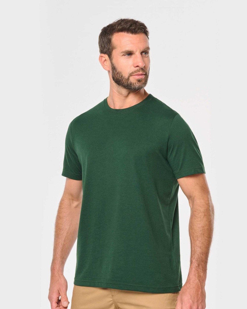 T-shirts WK. DESIGNED TO WORK Ecologisch heren T-shirt ronde hals voor bedrukking &amp; borduring