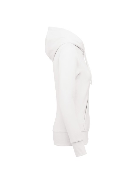 KARIBAN Sweat-shirt écoresponsable zippé à capuche femme /api/colors/7a92cd2d-10d2-40b4-928b-296bb7487506 personnalisable