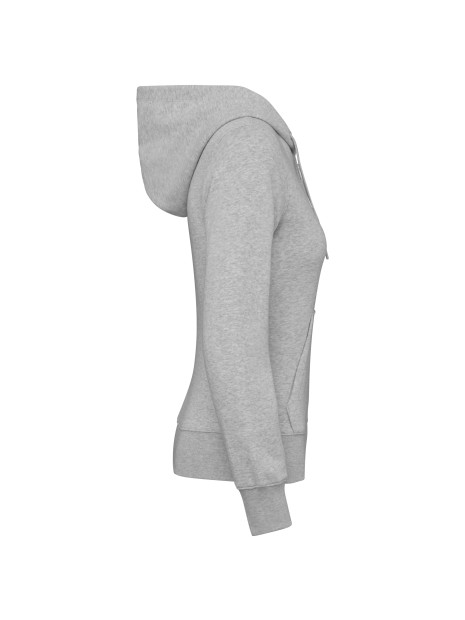 KARIBAN Sweat-shirt écoresponsable zippé à capuche femme /api/colors/a37ac46b-201c-43db-9085-8f3a99c04b1c personnalisable