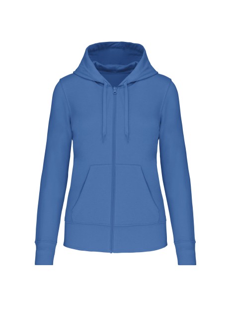 KARIBAN Sweat-shirt écoresponsable zippé à capuche femme /api/colors/68572561-1214-42b1-b94c-44fb780d37b4 personnalisable