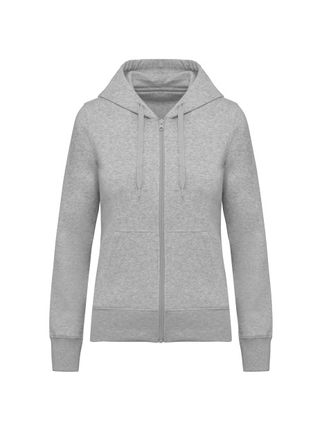 KARIBAN Sweat-shirt écoresponsable zippé à capuche femme /api/colors/a37ac46b-201c-43db-9085-8f3a99c04b1c personnalisable