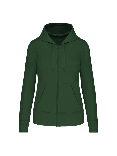 KARIBAN Sweat-shirt écoresponsable zippé à capuche femme /api/colors/04ff5422-733a-4283-80b4-be8cd0eba314 personnalisable