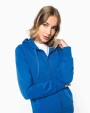 Sweaters & hoodies KARIBAN Ecologische damessweater met capuchon en ritssluiting voor bedrukking &amp; borduring