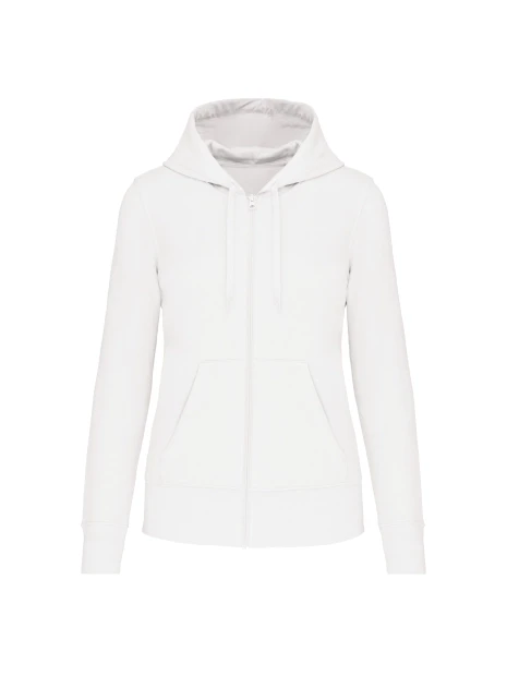 KARIBAN Sweat-shirt écoresponsable zippé à capuche femme /api/colors/7a92cd2d-10d2-40b4-928b-296bb7487506 personnalisable