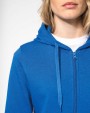 Sweaters & hoodies KARIBAN Ecologische damessweater met capuchon en ritssluiting voor bedrukking &amp; borduring