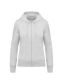 KARIBAN Sweat-shirt écoresponsable zippé à capuche femme /api/colors/4a891c91-7426-40ec-9f86-8674f2899954 personnalisable