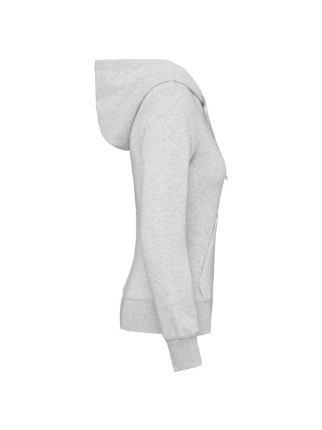 KARIBAN Sweat-shirt écoresponsable zippé à capuche femme /api/colors/4a891c91-7426-40ec-9f86-8674f2899954 personnalisable