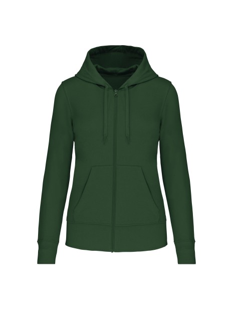 KARIBAN Sweat-shirt écoresponsable zippé à capuche femme /api/colors/04ff5422-733a-4283-80b4-be8cd0eba314 personnalisable