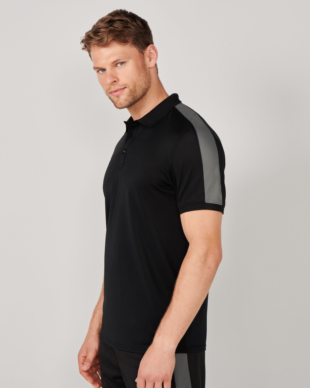 Polos personnalisable FINDEN-HALES ADULTS CONTRAST PANEL POLO