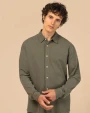 Chemises personnalisable SPASSO Chemise écoresponsable délavée en maille piquée homme