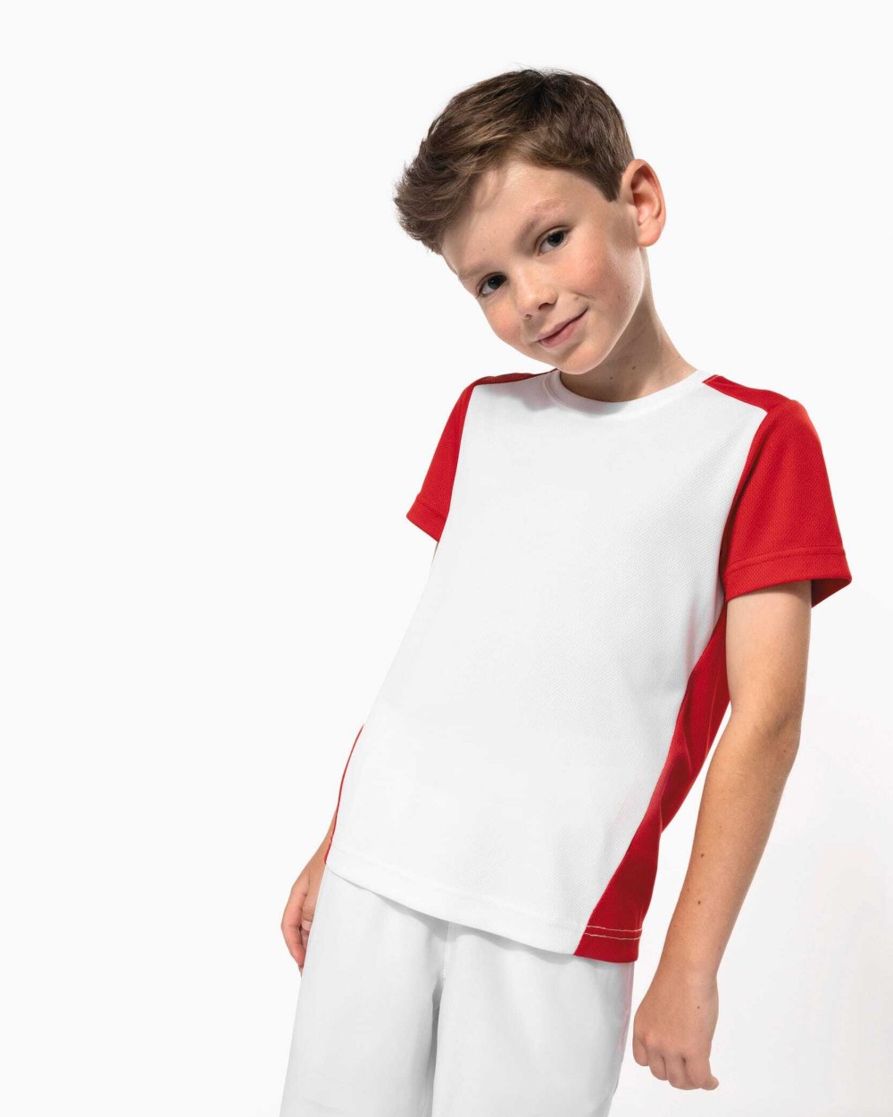 T-Shirts personnalisable PROACT T-shirt de sport écoresponsable bicolore enfant