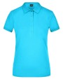 JAMES & NICHOLSON Ladies` Elastic Polo Piqué Poloshirts personalisierbar