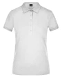 JAMES & NICHOLSON Ladies` Elastic Polo Piqué Poloshirts personalisierbar