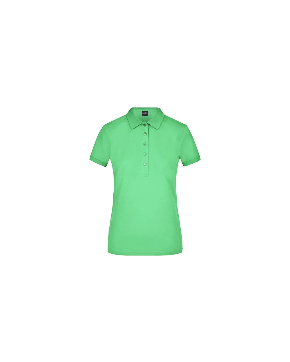 JAMES & NICHOLSON Ladies` Elastic Polo Piqué Poloshirts personalisierbar