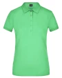 JAMES & NICHOLSON Ladies` Elastic Polo Piqué Poloshirts personalisierbar