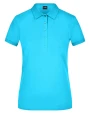 JAMES & NICHOLSON Ladies` Elastic Polo Piqué Poloshirts personalisierbar