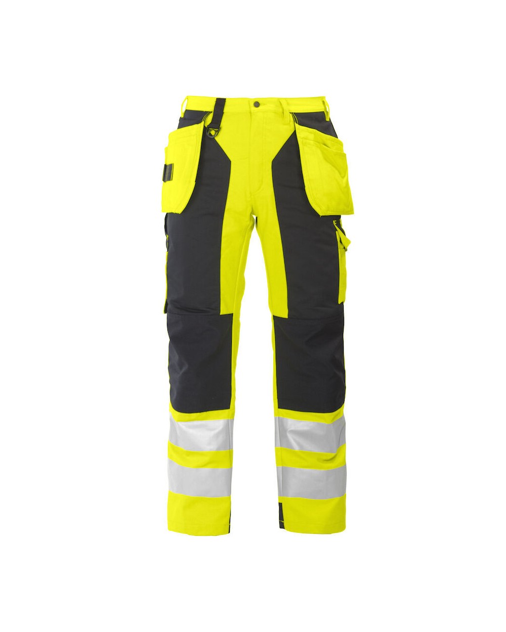 Broeken PROJOB 6506 SIGNALISATIEBROEK MET KNIEZAKKEN EN SPIJKERZAKKEN EN ISO 20471 KLASSE 2 voor bedrukking &amp; borduring