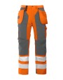 Broeken PROJOB 6506 SIGNALISATIEBROEK MET KNIEZAKKEN EN SPIJKERZAKKEN EN ISO 20471 KLASSE 2 voor bedrukking &amp; borduring