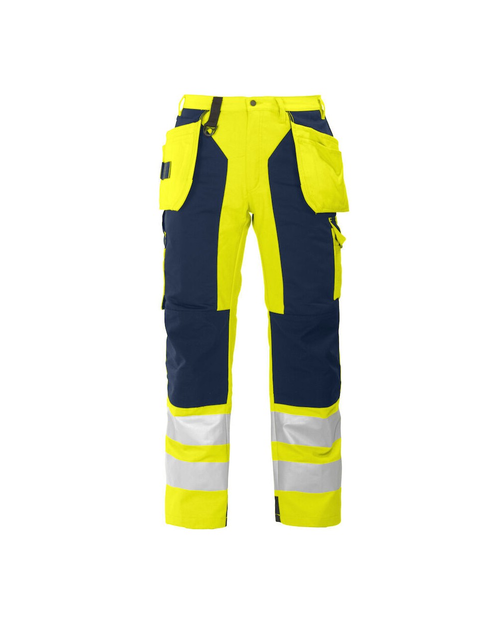 Broeken PROJOB 6506 SIGNALISATIEBROEK MET KNIEZAKKEN EN SPIJKERZAKKEN EN ISO 20471 KLASSE 2 voor bedrukking &amp; borduring