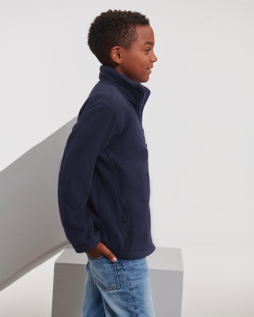 Laines polaires personnalisable RUSSELL Children’s Full Zip Outdoor Fleece