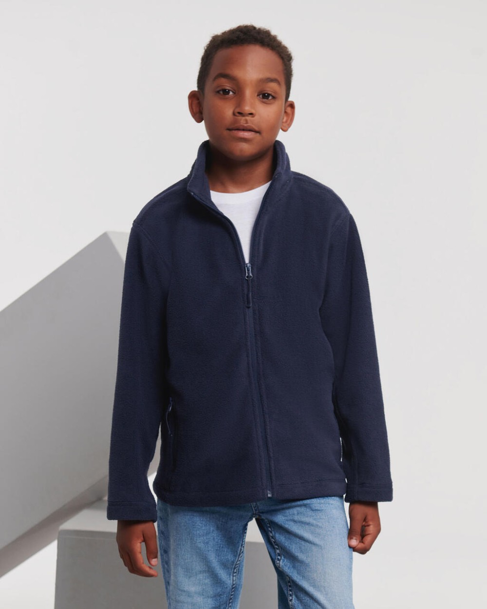Polar Fleeces RUSSELL Kids Full Zip Outdoor Fleece voor bedrukking &amp; borduring