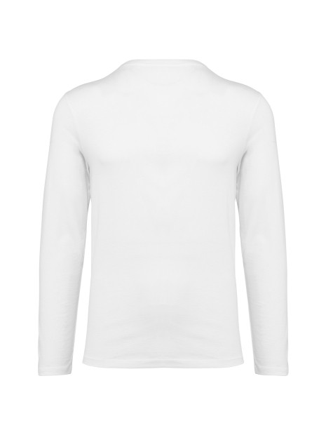 KARIBAN T-shirt Supima® col V manches longues homme /api/colors/7a92cd2d-10d2-40b4-928b-296bb7487506 personnalisable
