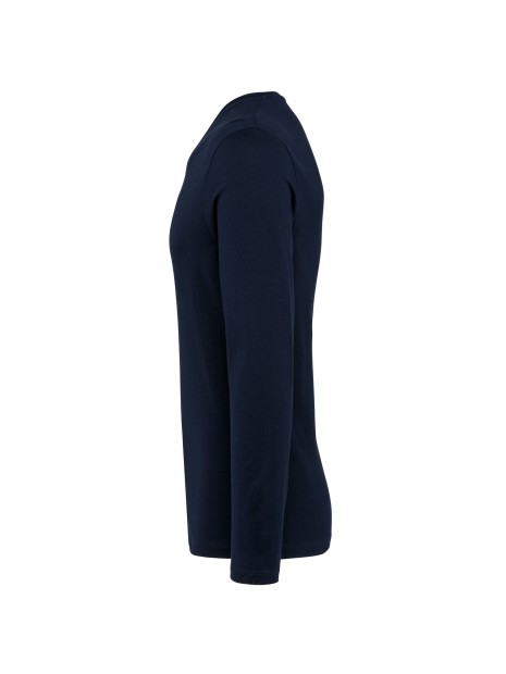 KARIBAN T-shirt Supima® col V manches longues homme /api/colors/058f028c-f565-4146-9cba-11f5b0ade7a7 personnalisable