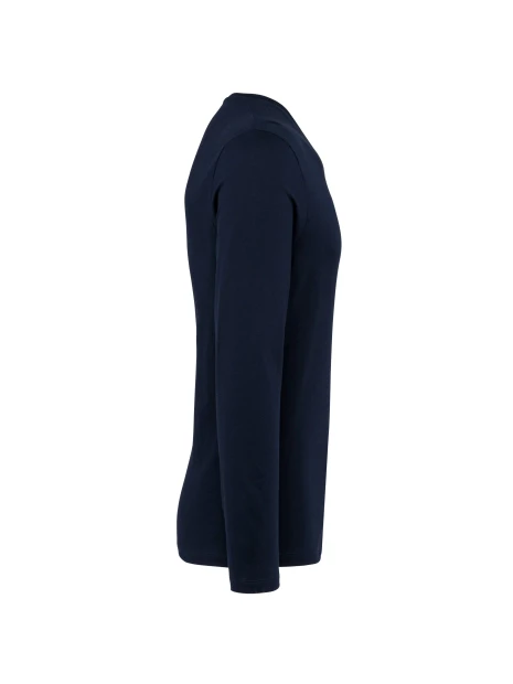 KARIBAN T-shirt Supima® col V manches longues homme /api/colors/058f028c-f565-4146-9cba-11f5b0ade7a7 personnalisable