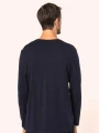 T-Shirts à personnaliser KARIBAN T-shirt Supima® col V manches longues homme 