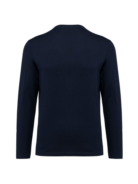 KARIBAN T-shirt Supima® col V manches longues homme /api/colors/058f028c-f565-4146-9cba-11f5b0ade7a7 personnalisable