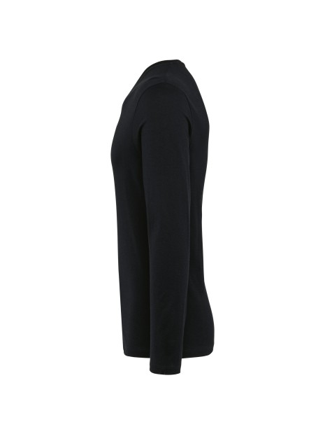 KARIBAN T-shirt Supima® col V manches longues homme /api/colors/b9fdad4a-5e94-45cb-8c03-c08b349b28c3 personnalisable