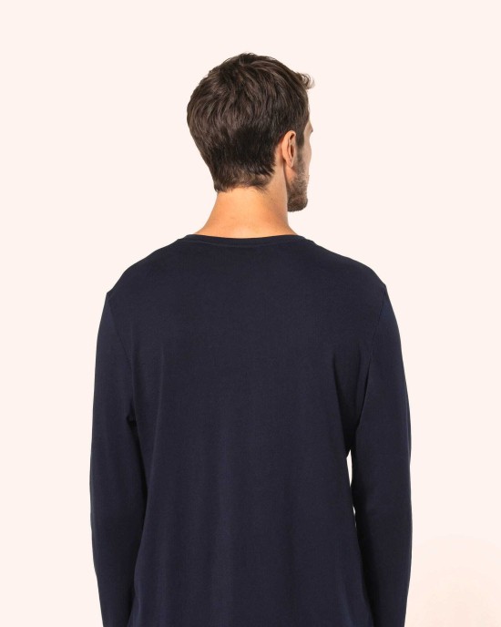 T-Shirts personnalisable Kariban T-shirt Supima® col V manches longues homme